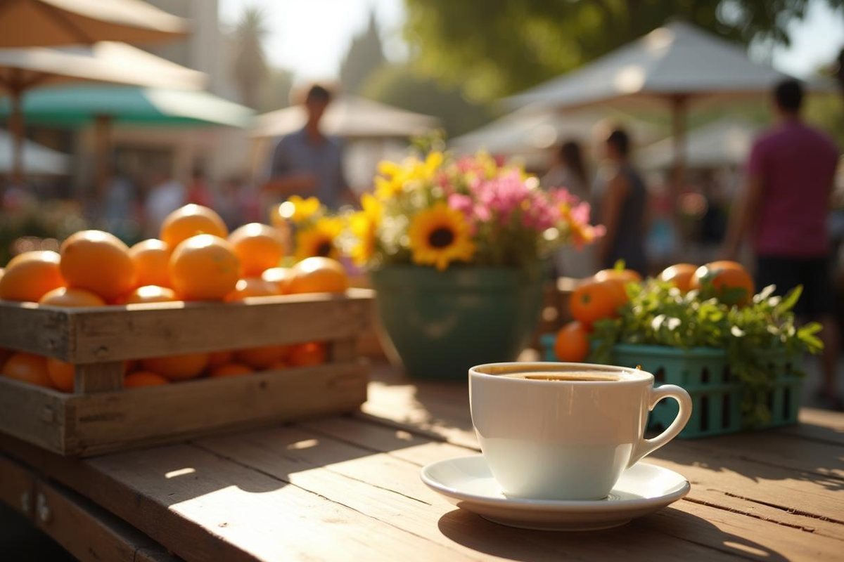 Coffee & the farmers market